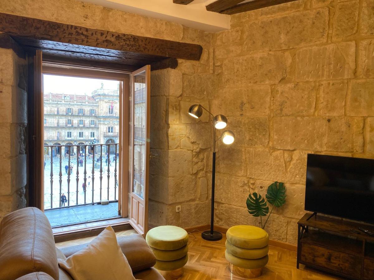 Apartamento Plaza Mayor Salamanca Con 2 Balcones A La Misma Plaza Mayor Luaran gambar